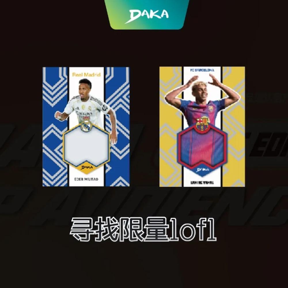 DAKA Top Audience Real Madrid Barcelona Football Trading Cards Sealed Box Limited Parallel Numbered Autograph Cards Collect