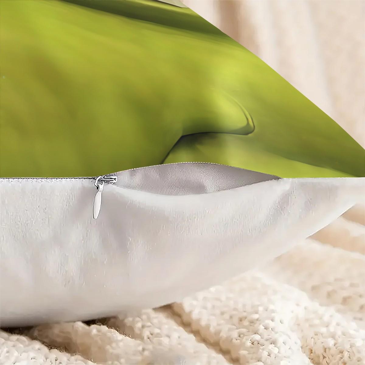 Shrek Pattern Pillow, 1 Piece Includes Pillow Core, Soft And Durable, Suitable For Children And Adults, Daily Holiday Birthday Gift, Bedroom Decoration For Bed, Sofa, Car