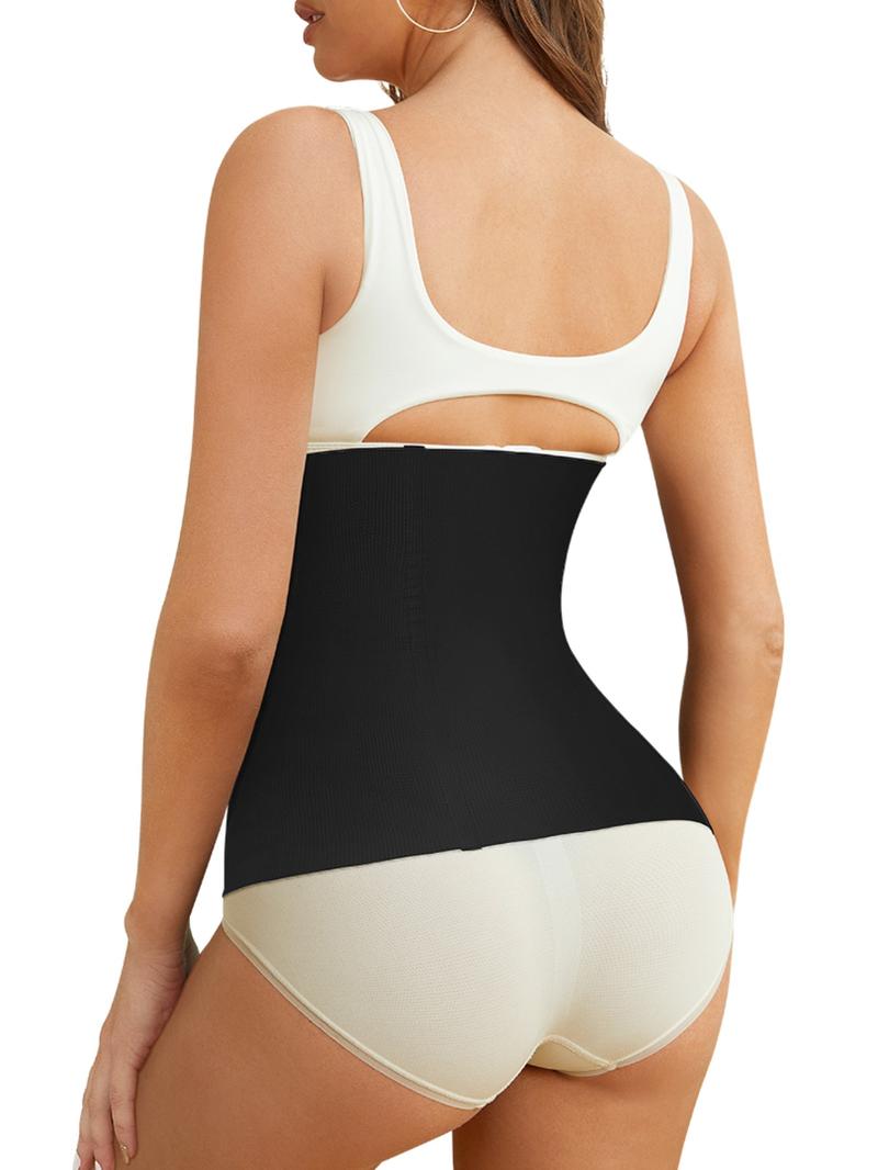 Women's High Stretch  Waist Trainer, Tummy Control Shaper, High Stretch Waist Cincher, Women's Black Shapewear for Daily Wear, Body Sculpting Belt