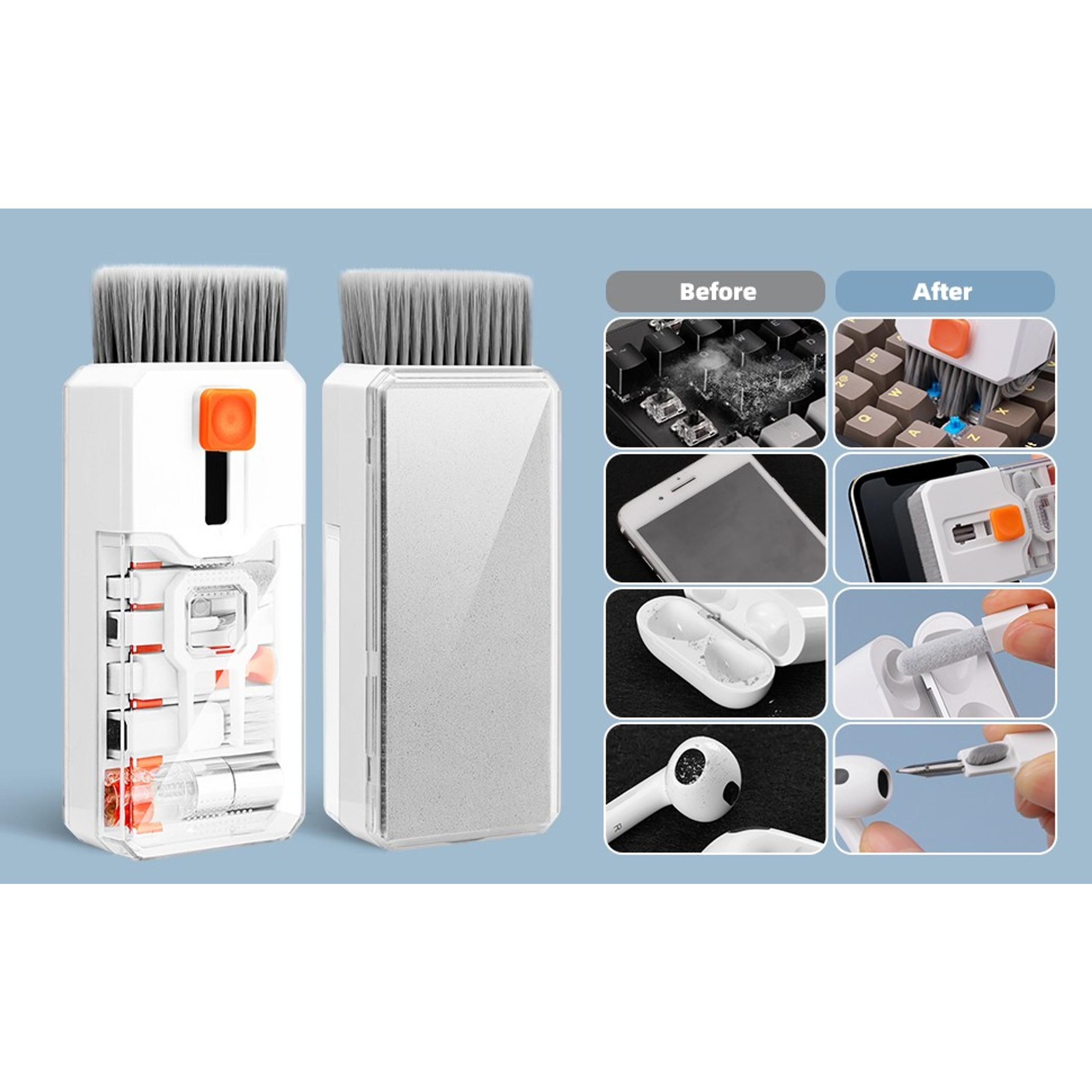 Keyboard Cleaning Kit Laptop Cleaner, All-in-1 Computer Screen Cleaning Brush Tool, Multi-Function PC Accessories Electronic Cleaner Kit Spray for iPhone iPad Macbook Earbud Camera Monitor with Patent
