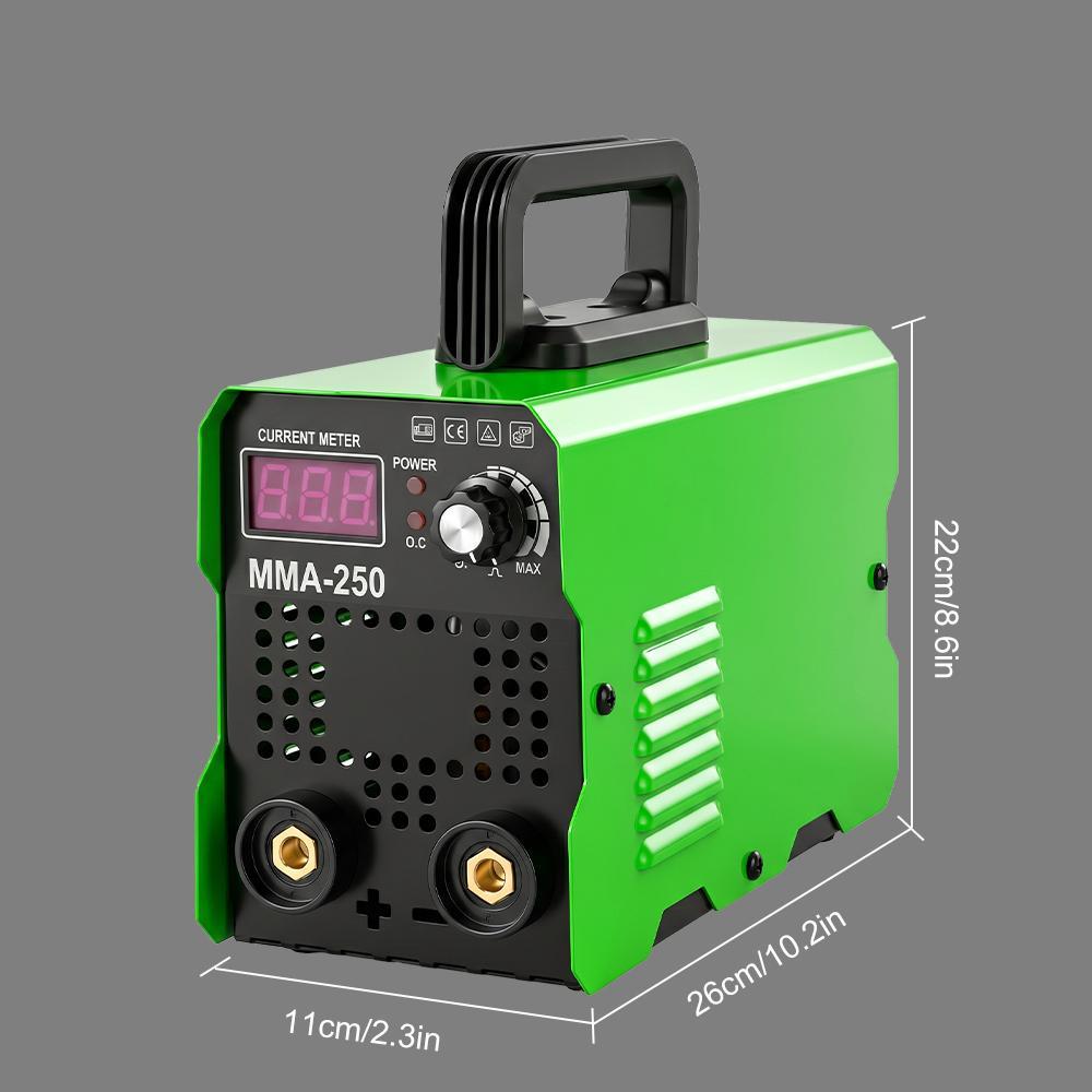 110V Portable IGBT Inverter Handheld Stick Welder Full Kit - Digital Gasless Welding Machine with LCD Display, Auto Current Match, Beginner-Friendly, Digital Welding Machine