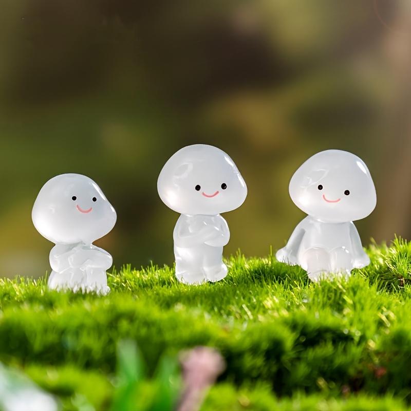 6 Piece Glow-In-The-Dark Resin Magical Fairy Figurines, UV Activated Glowing Mini Fantasy Figures, Expressive Eyes, Durable Collectible Decorations