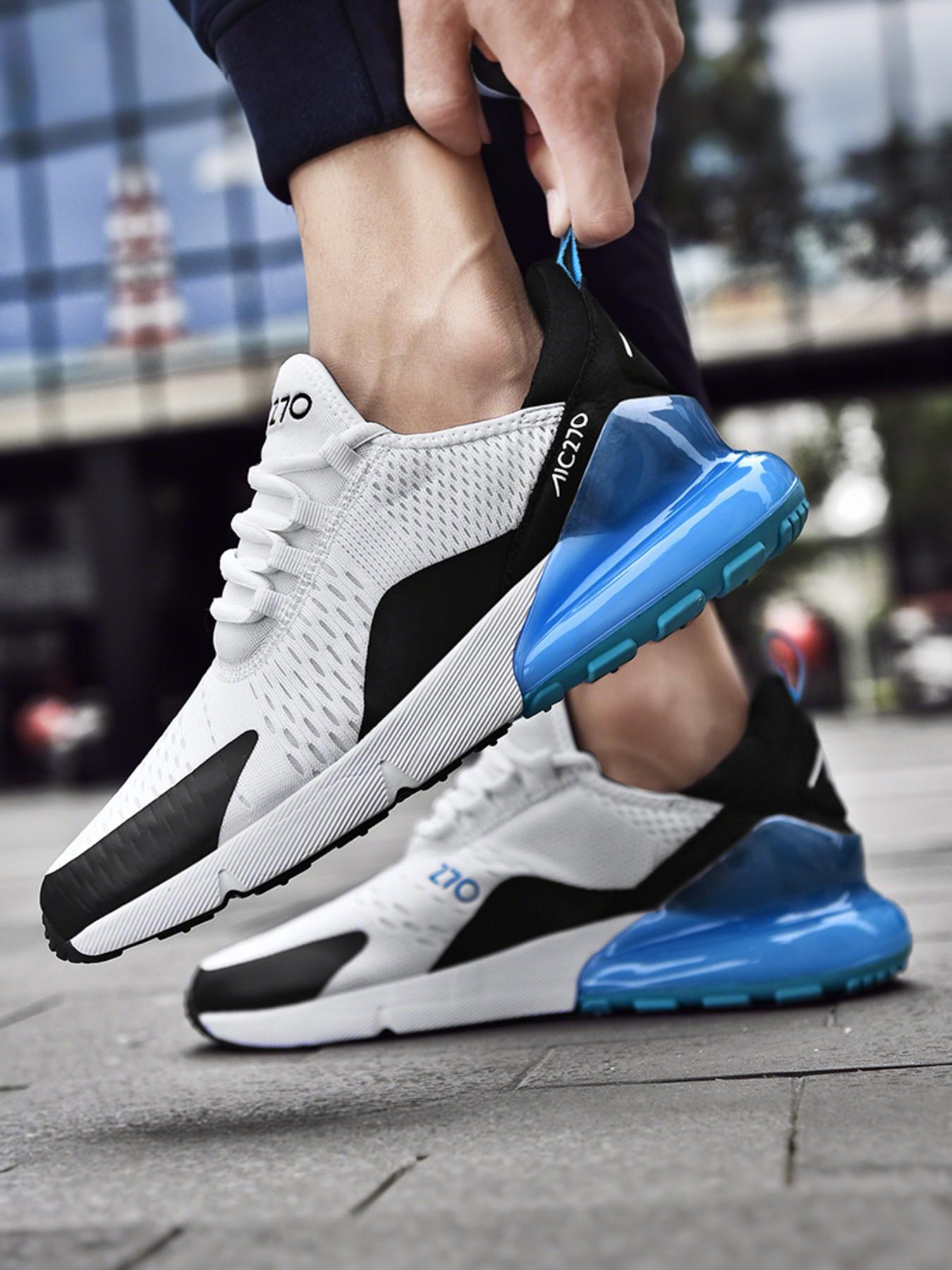 Men's Outdoor Running Shoes, Couples' Sports Shoes, Comfortable Daily Wear, Breathable Fabric, Air Cushion Design, Perfect Gift