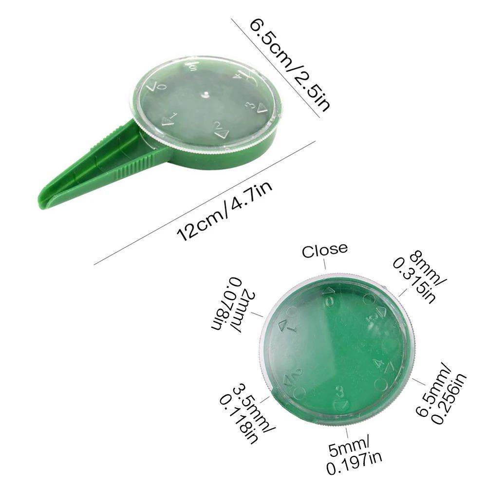 Multi-Setting Hand Seeder for Vegetables, Flowers, Grass, Wheat, Corn | Adjustable Seed Rate, 5 Settings | Perfect for Gardening, Greenhouse, Farm, Precision Planting | Durable, Portable, Efficient, Reduces Labor