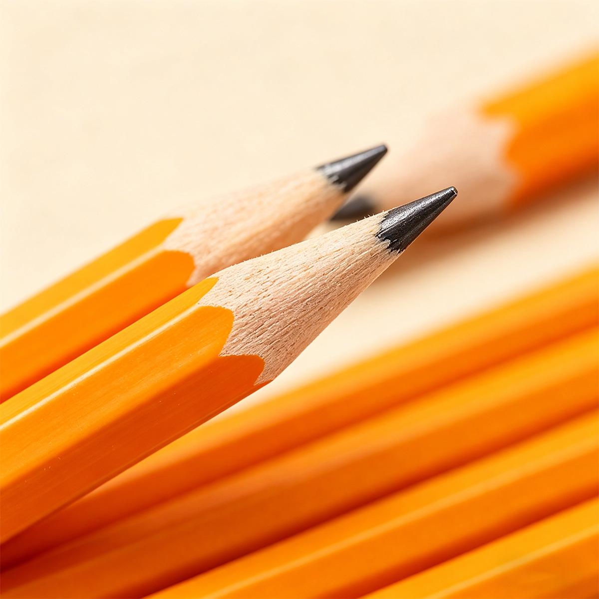 20/50 Yellow HB Pencils with Eraser, Smooth Writing Colored Graphite Pencils, Art Drawing Pencils, Suitable for School, Office, Wedding, School Supplies, School Supplies, Ideal Holiday Gift