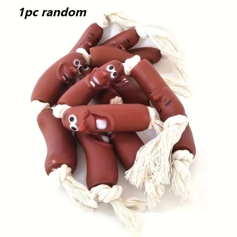 Fun Sausage Dog Chew Toy, Interactive Training Teething Toy, Bite-Proof Design, Durable and Safe, Ideal for Puppy Teething Relief