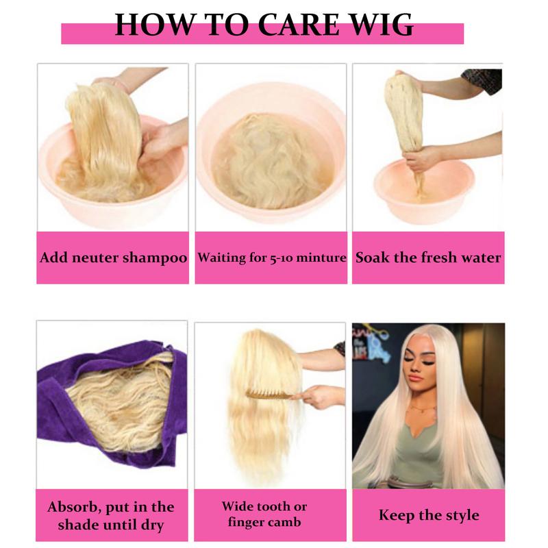 Cute Bein 613 Blonde 13x6 HD Lace Frontal Wig Pre Plucked 13x4 Straight Lace Front Human Hair Wigs For Women Can Be Dyed & Restyle Cute Bein 613 Blonde 13x6 HD Lace Frontal Wig Pre Plucked 13x4 Straight Lace Front Human Hair Wigs For Women Can Be Dyed & Restyle