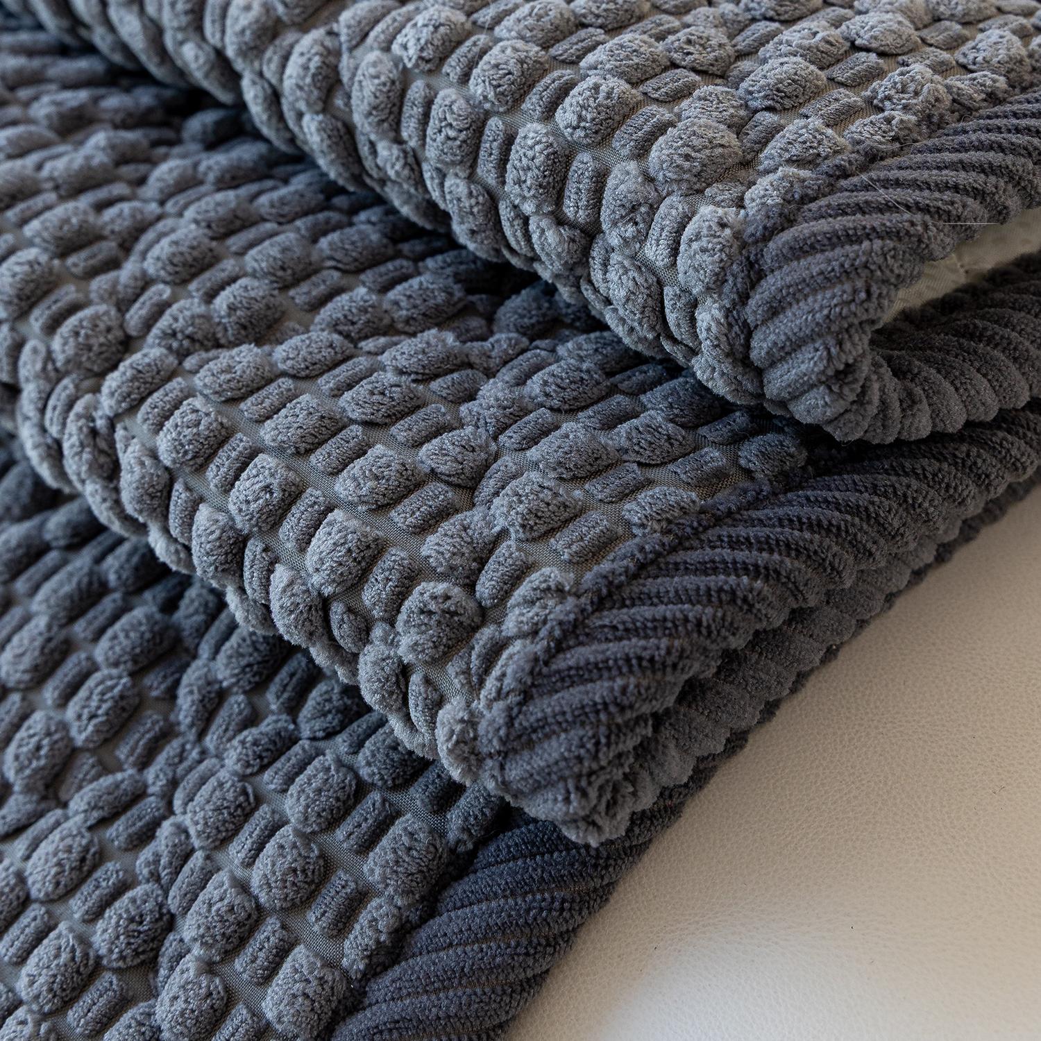 1pc Single Solid Color Bubble Velvet Sofa Pad, Soft Skin-Friendly Material, Pet-Friendly Anti-Slip Design, Machine & Hand Washable, Fits Single to Five-Seater Sofas