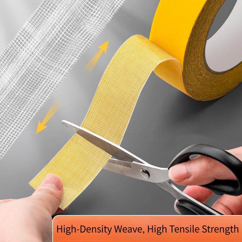 20m Multi-Purpose Double Sided Mesh Tape, High Strength Waterproof No Trace Fixing Tape