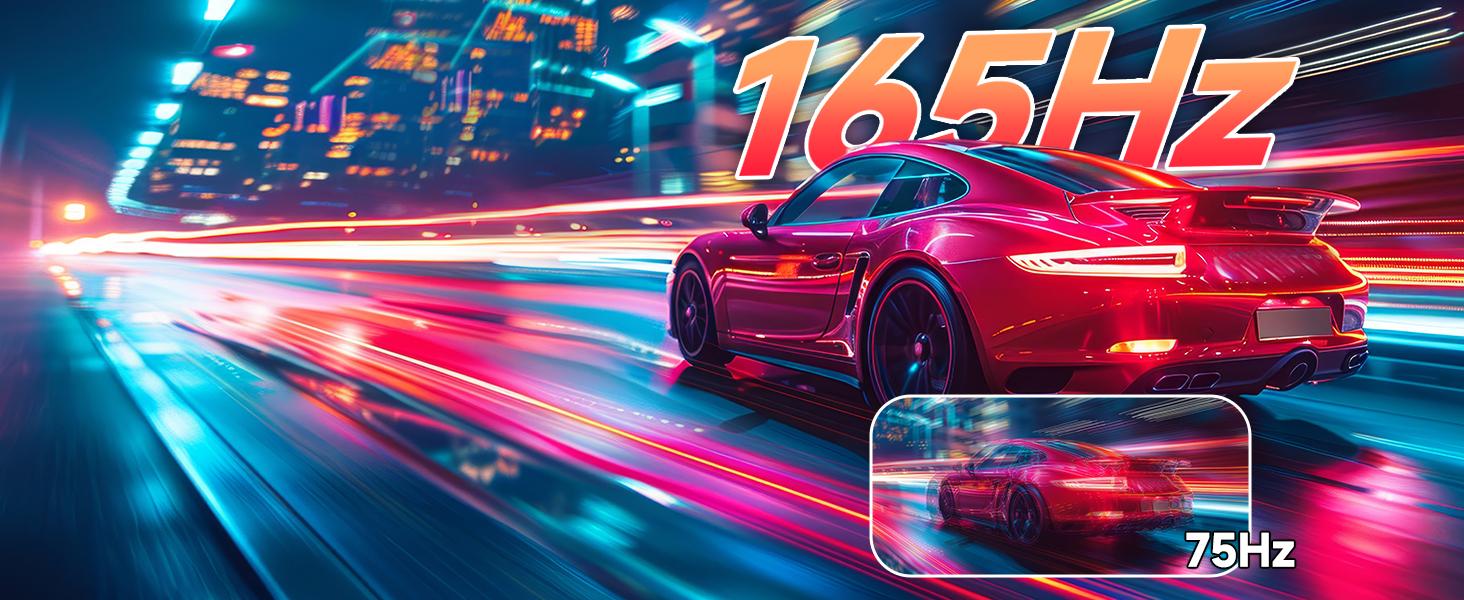 34-Inch Ultrawide Curved Gaming Monitor, 3440x1440 WQHD, Up to 165Hz, 1ms, 1500R Curvature, 100% sRGB, FreeSync Premium, HDMI 2.0 & DisplayPort 1.4, Wall Mountable - Black 34-Inch Ultrawide Curved Gaming Monitor, 3440x1440 WQHD, Up to 165Hz, 1ms, 1500R Curvature, 100% sRGB, FreeSync Premium, HDMI 2.0 & DisplayPort 1.4, Wall Mountable - Black