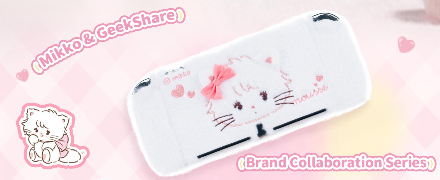 Geekshare Mikko Plush Case for Nintendo Switch OLED Console - Soft