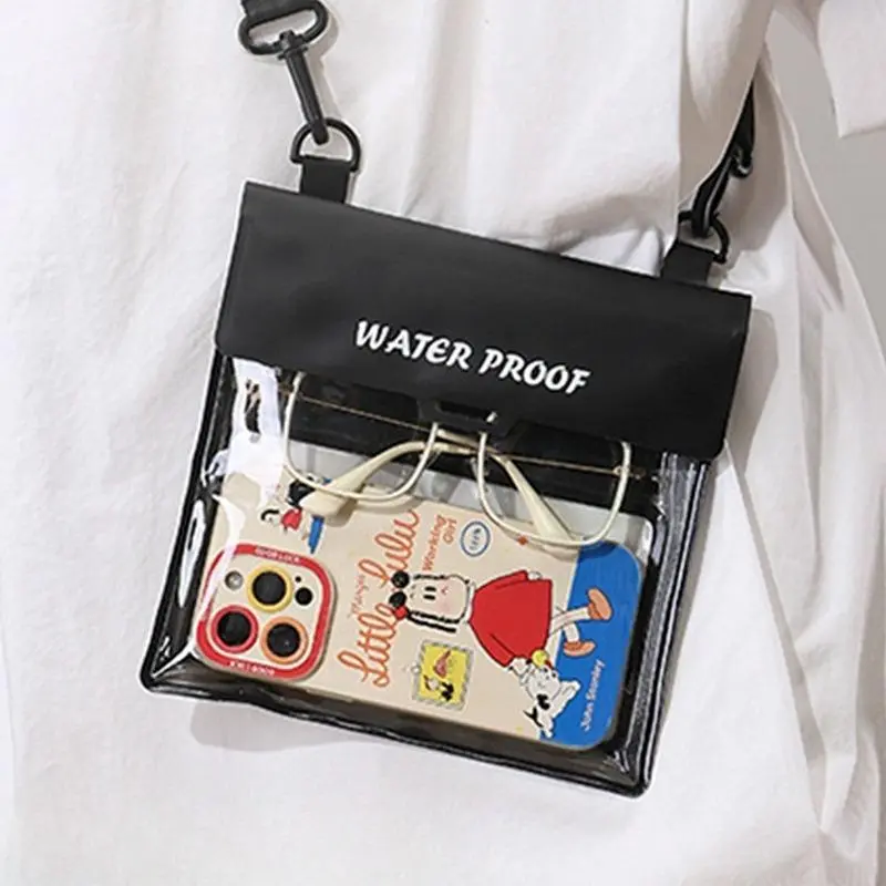 Waterproof Crossbody Phone Bag, Touch Screen Sealed Dry Pouch, Large Capacity Waterproof Shoulder Bag for Beach, Swimming, Rafting & All Kinds of Outdoor Sports