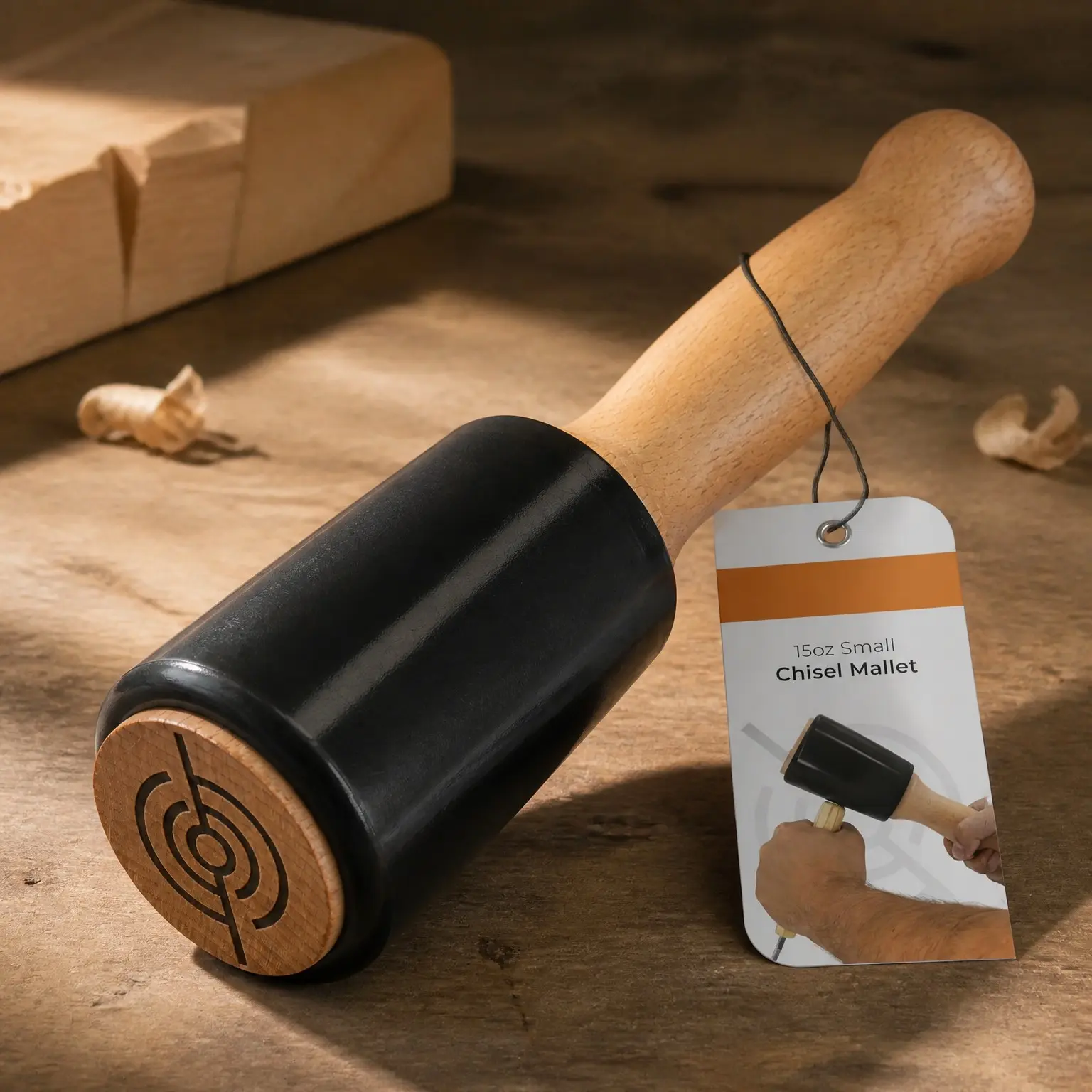 15 oz Woodworking Mallet for Chisels & Gouges