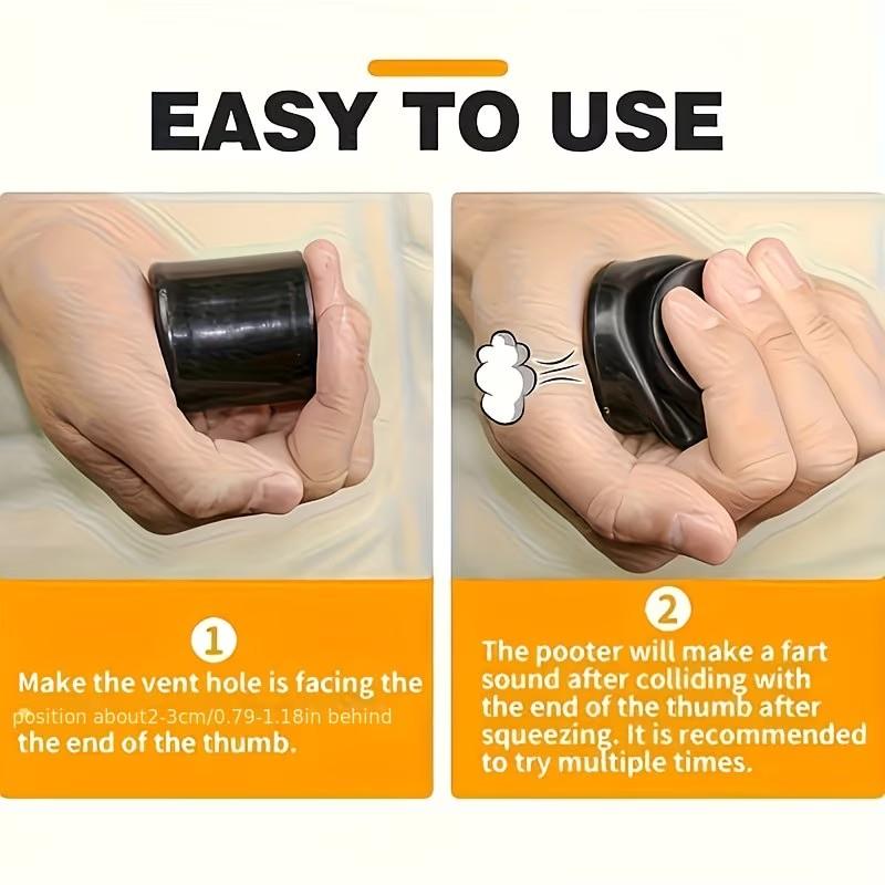 2Pcs Realistic Fart Sound Maker, Durable Synthetic Rubber, Loud Clear Sound, Discreet & Portable Prank Kit, Perfect for Party & Gag Gift (Ages 18+)