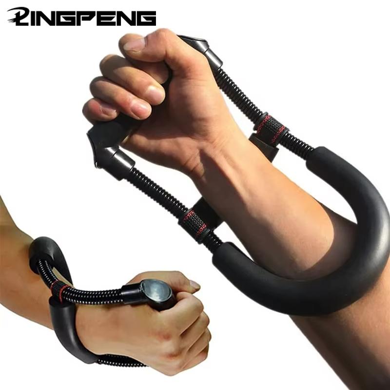Adjustable Wrist Strength Trainer, Forearm Strengthening Device, Fitness Arm Training Equipment, Grip Enhancer for Workout, Workout Hand Gripper, Forearm Strengthener