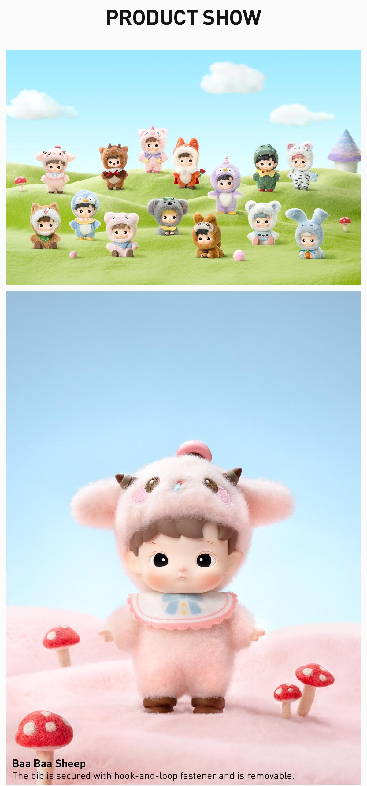 POP MART HACIPUPU Snuggle With You Series Figures, Blind Box, Mystery Box