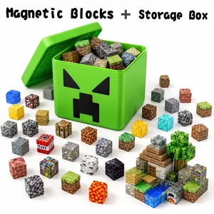 Magnetic Building Blocks Set, 100/150/200 Pcs, Unisex Design, Ideal for Ages 4+, Perfect for Creative Play, Great Gift Choice, Bricks, Magnetic Building Cubes, Magnetic Construction Set