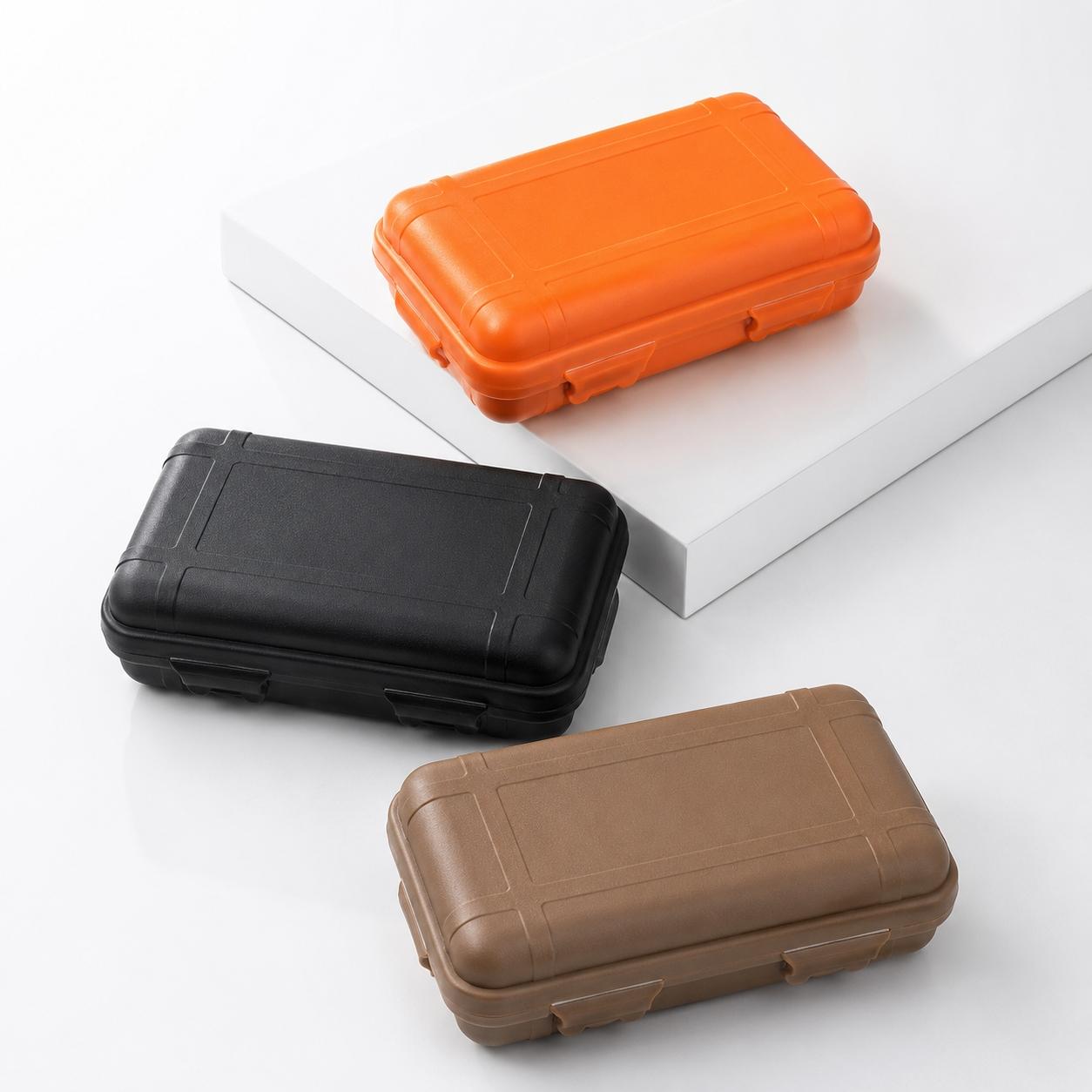 Portable Waterproof Sealed Outdoor Storage Box, Plastic Compression-Resistant Camping Case, Durable Outdoor Gear Storage Container, Moisture-proof Camping Storage Solution, Multi-scenario Travel Storage Device, Survival Tool Organizer.