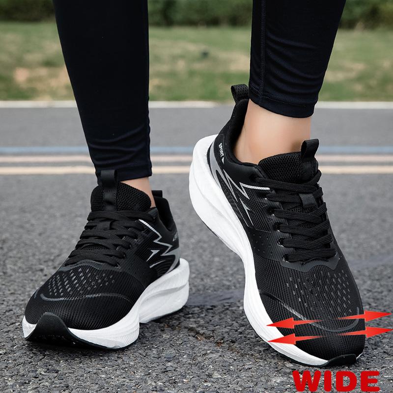 New Wide Fit Women's Casual Sports Shoes, Couple Barefoot Design, Men's Extra Wide Toe, Comfortable Breathable, Ideal for Fitness Yoga