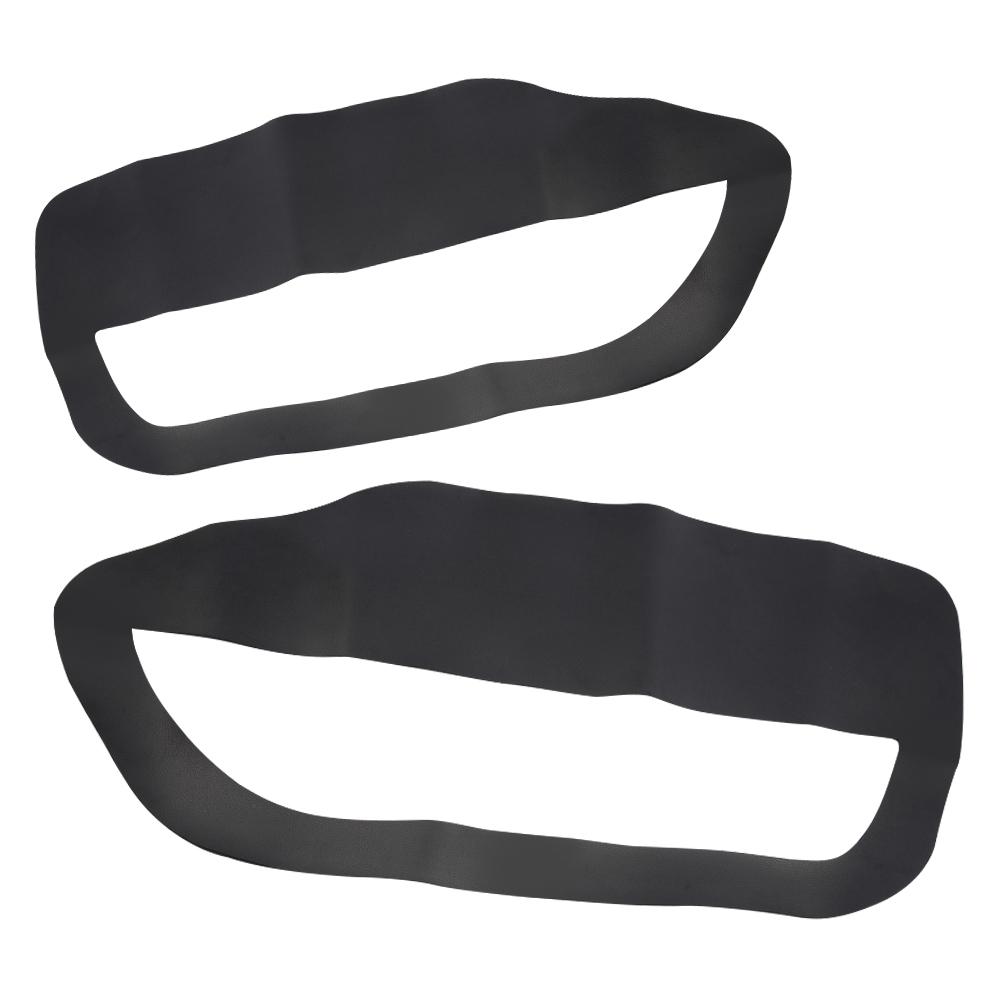 G-PLUS- Leather Door Panel Insert Card Cover Sticker Kit Black Fit For Ford Mustang 2005-2009