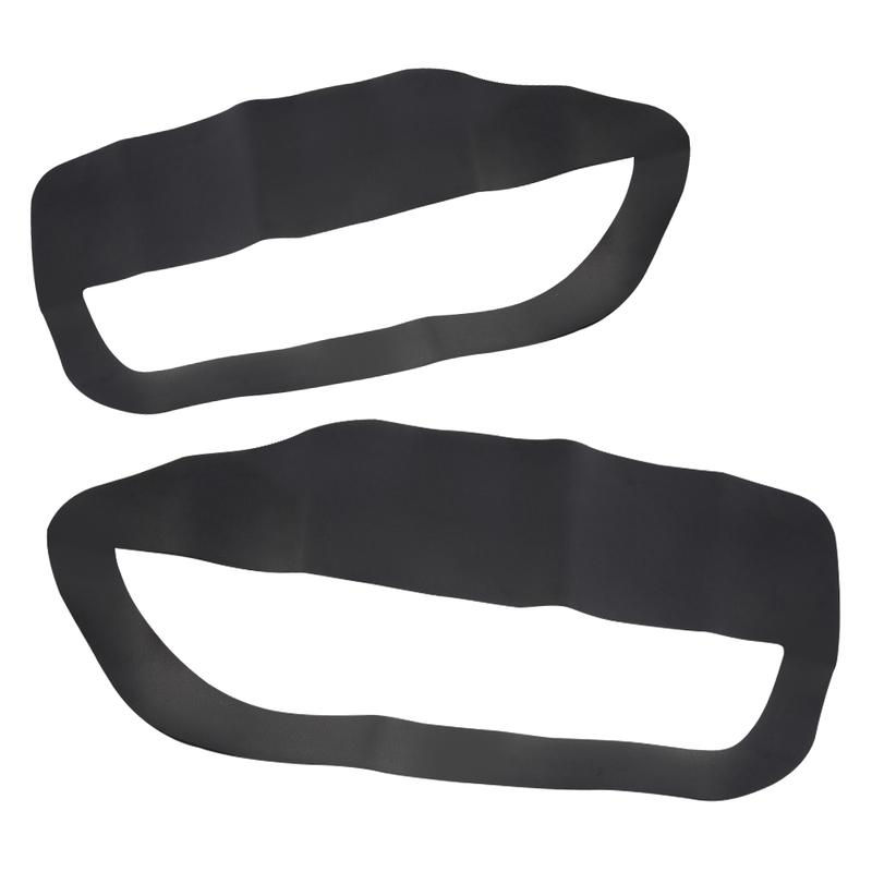 G-PLUS- Leather Door Panel Insert Card Cover Sticker Kit Black Fit For Ford Mustang 2005-2009