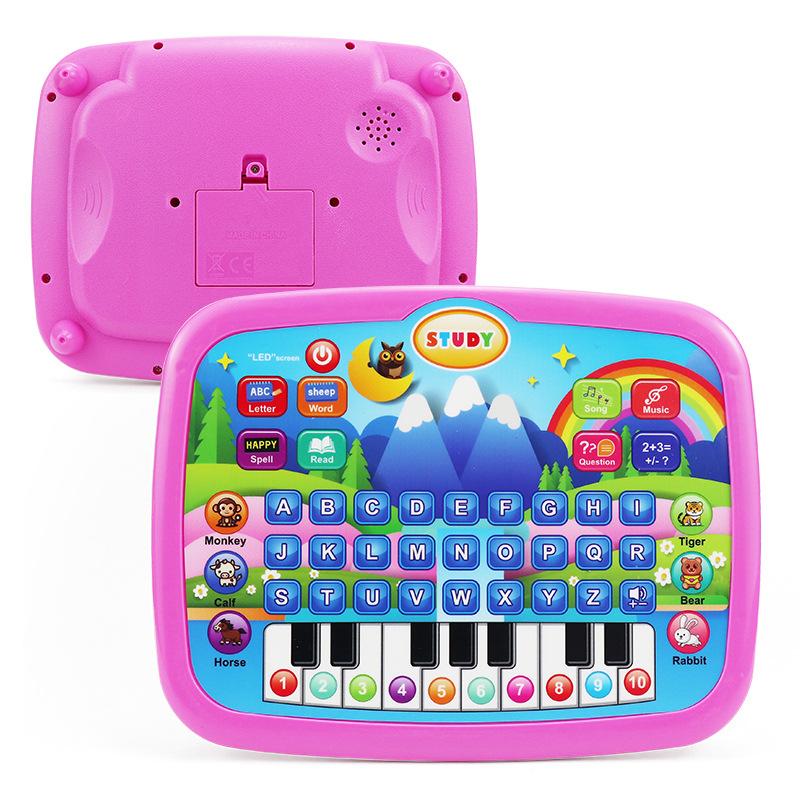Kids Mini Tablet Learning Toy, Toddler Tablet, Realistic Computer Voice Reader, Pre-School Language Cognitive Gift, Educational Kids Toy, Learning Tool, Learning Machine, Learning Entertainment Tablet