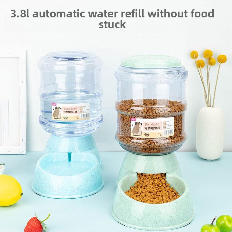 Cat Bowl Dog Bowl Pet Automatic Feeder Water Dispenser Large Capacity Wholesale Wheat Straw Dog Food Bowls Drinkware