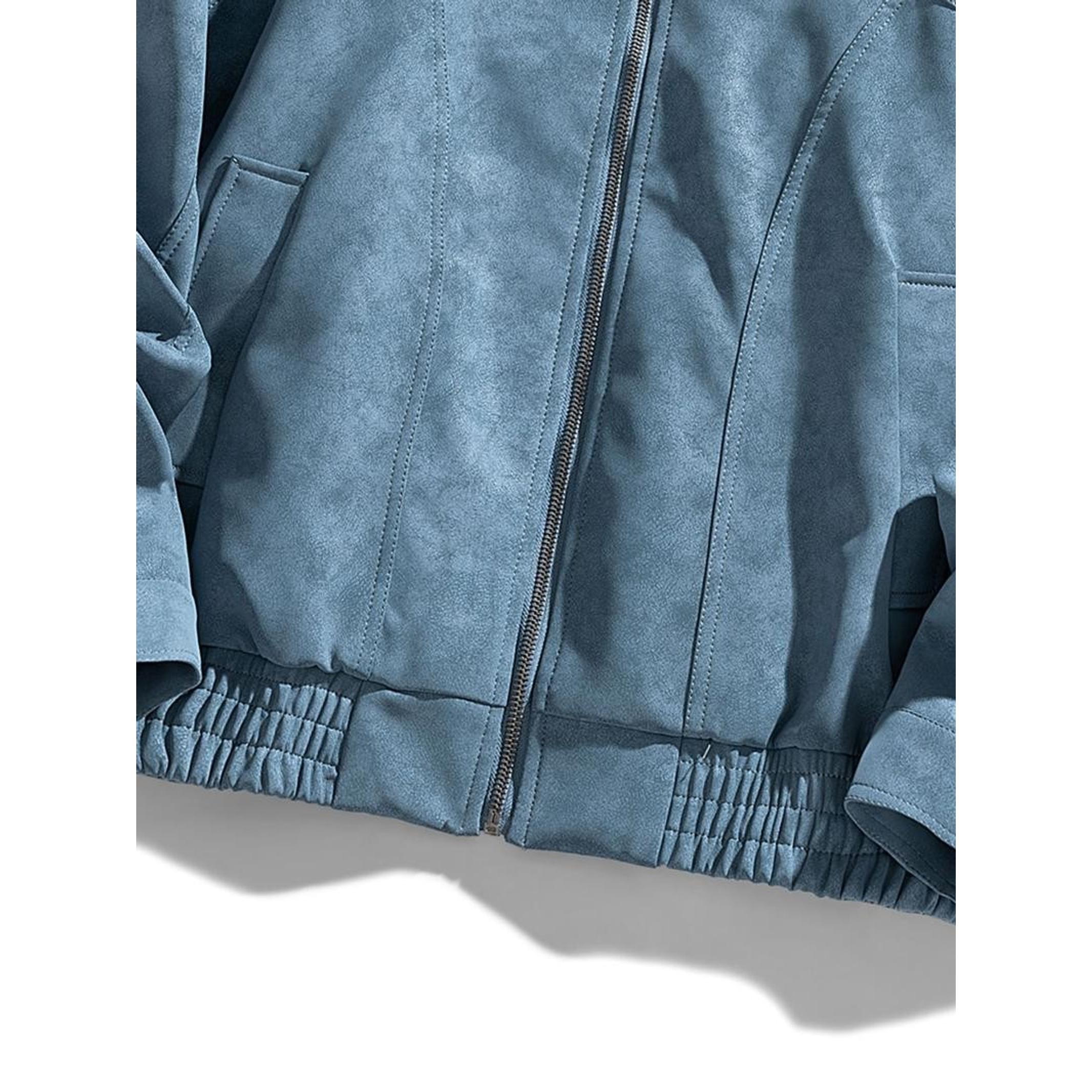 Men's Solid Color Motorcycle Jacket, Regular Fit Casual Comfy Long Sleeve Baseball Collar Outerwear for Daily Wear, Men's Clothing for Fall & Winter, Coats