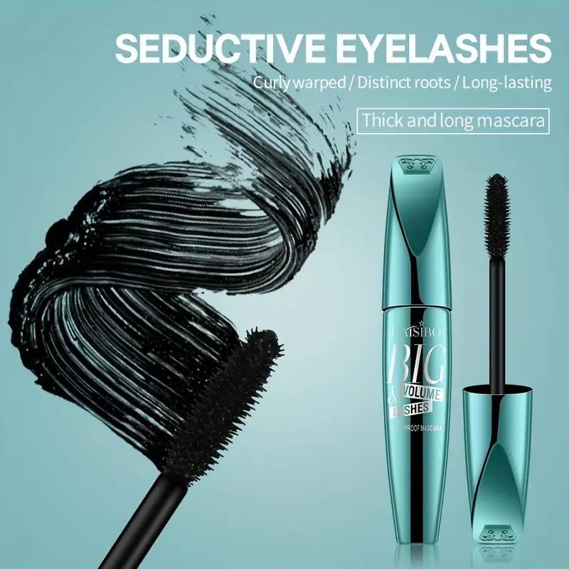 Buy One Get One Free - 5D Ultimate Volume Mascara - thickens, lengthens, and curls lashes, waterproof and non-clumping, long-lasting 24-hour black lash enhancer, suitable for all skin types for daily/party/date/wedding use, perfect holiday gift