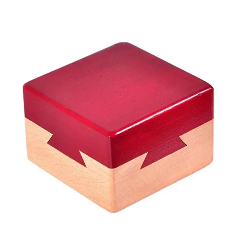 Unlock Wooden Brain Teaser Puzzle Luban Lock Opening Puzzle Box IQ Puzzle Mind Brain Teaser Wooden 3D 3D Wooden Puzzles