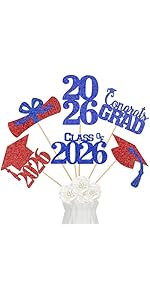 30Pcs Gold Glitter Graduation Cupcake Toppers 2026 Class Of 2026 Graduation Cupcake Toppers Picks 2026 for Gold 2026 Graduation Party Cake Decorations
