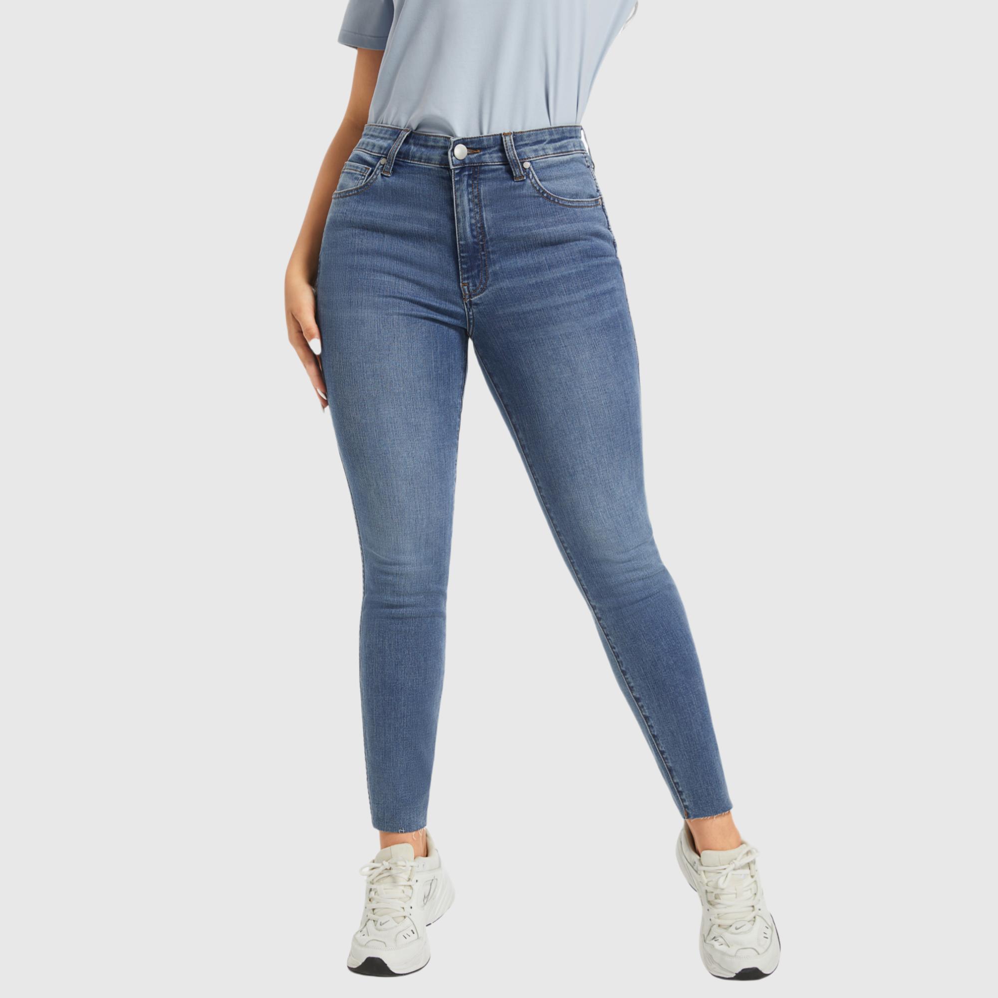 Women's Skinny Fit High-Stretchy High Rise Genuwii Washed Jeans, Sleek Finish Fabric, Blue Denim, Comfortable Slim Casual Basic Style - No More Awkward Gaps, Secure Bottom, Flattering Cute Jeans, Outdoor Streetwear Pants, Womenswear Medium Trouser Women's Skinny Fit High-Stretchy High Rise Genuwii Washed Jeans, Sleek Finish Fabric, Blue Denim, Comfortable Slim Casual Basic Style - No More Awkward Gaps, Secure Bottom, Flattering Cute Jeans, Outdoor Streetwear Pants, Womenswear Medium Trouser