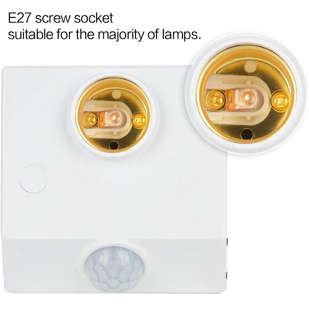Smart human sensor e27 bulb; auto on/off with motion detection, energy efficient, ideal for Hallway Garage Indoor Outdoor Lighting Convenience