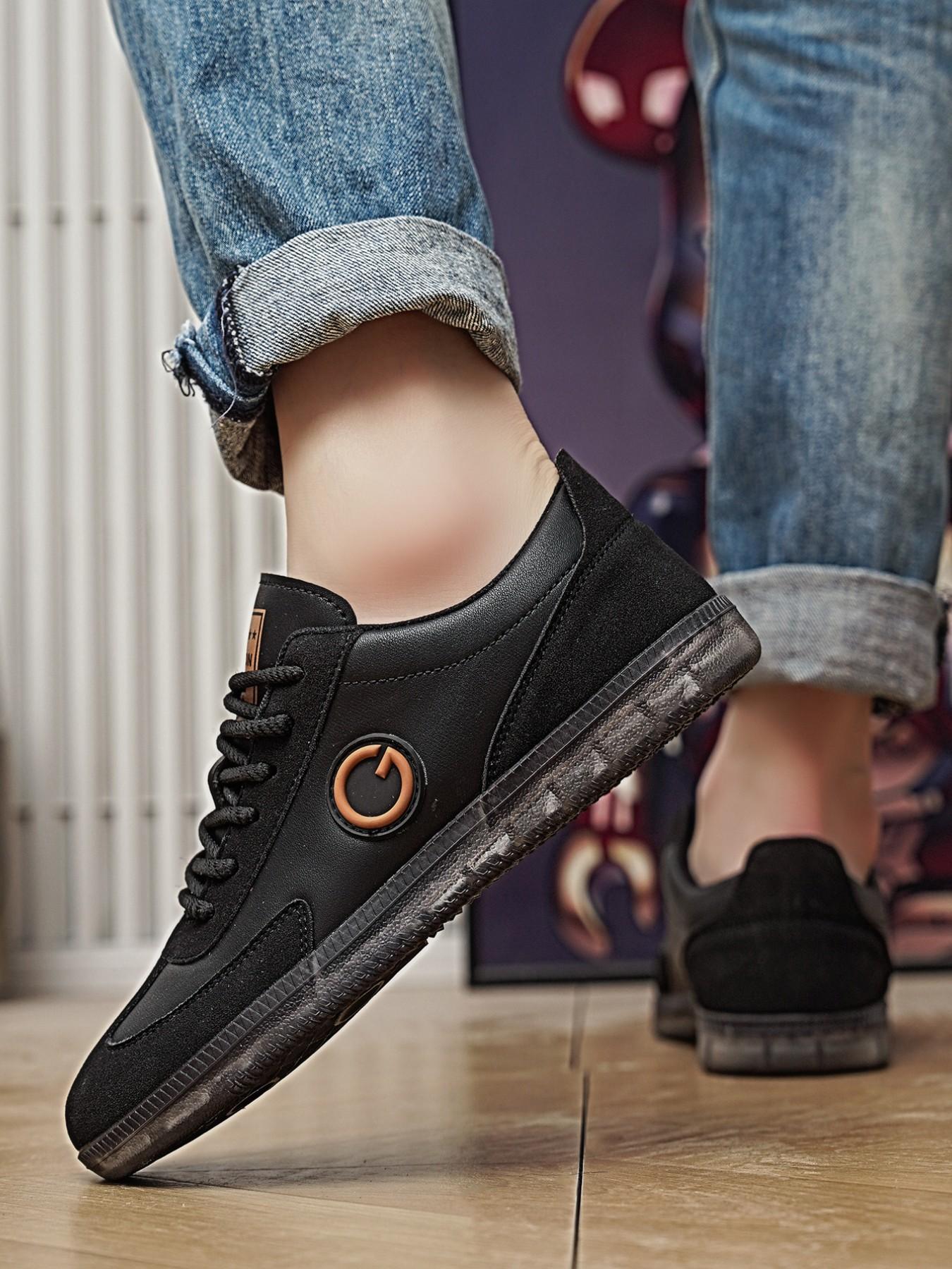 Men's Casual Sneakers 2026 New Spring Collection, Soft Sole Comfortable Shoes for Students, Trendy Boardwalk Style Footwear