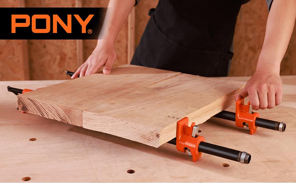 #SpringGlowUp PONY 2-Pack 52 Wood Gluing Pipe Clamp Fixture for 1/2 Inch Black Pipe #SpringGlowUp PONY 2-Pack 52 Wood Gluing Pipe Clamp Fixture for 1/2 Inch Black Pipe