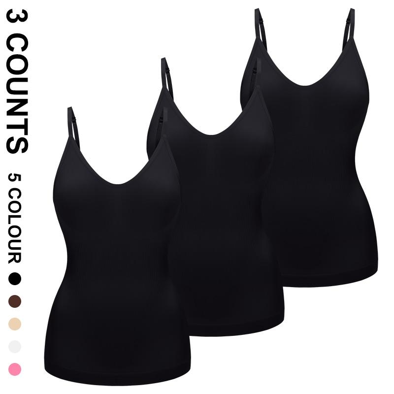 Seamless shaping Camisole tank top for women tummy control slimming cami with scoop neck breathable soft fabric multi color options Seamless shaping Camisole tank top for women tummy control slimming cami with scoop neck breathable soft fabric multi color options