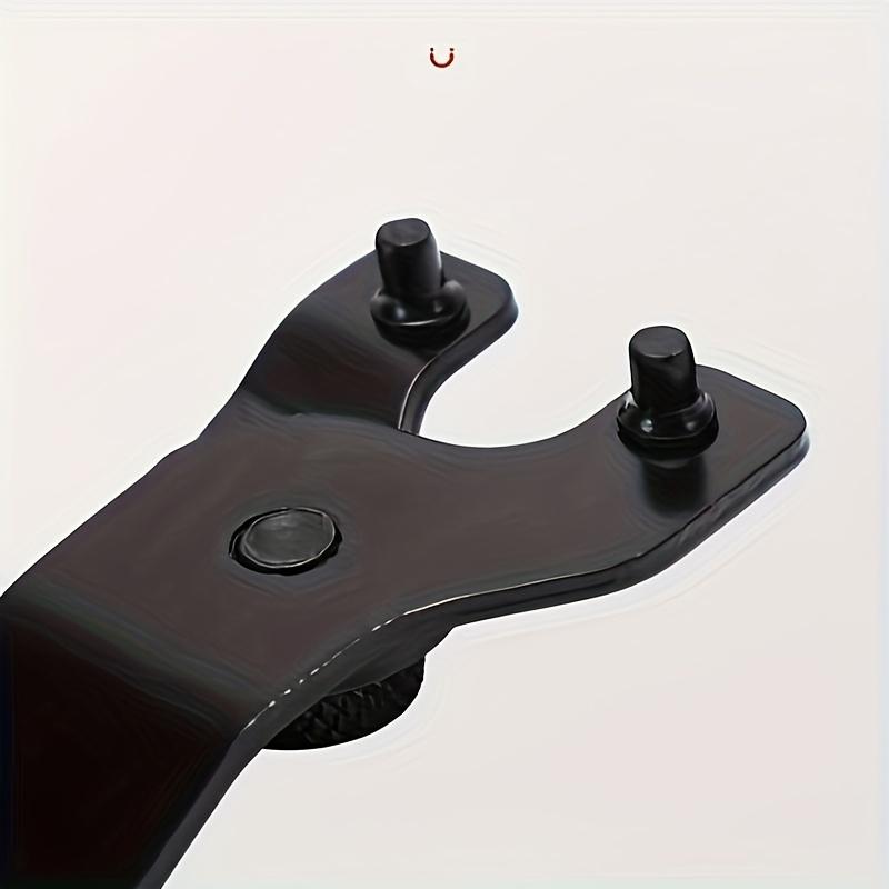 Adjustable Angle Grinder Wrench - a Durable Black Plastic Key Lock Tool for Precision Maintenance, Handheld Portable Household And Power Tool Accessories Available All Year Round.