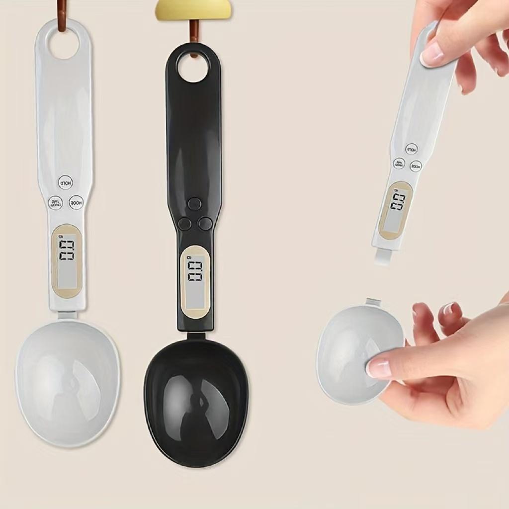 Digital Kitchen Scale Spoon, 1 Count Battery Powered Electronic Food Scale Spoon, Kitchen Measuring Tool for Food Weighing & Portion Control, Utensils, Kitchenware, Cooking, Kitchen Gadgets