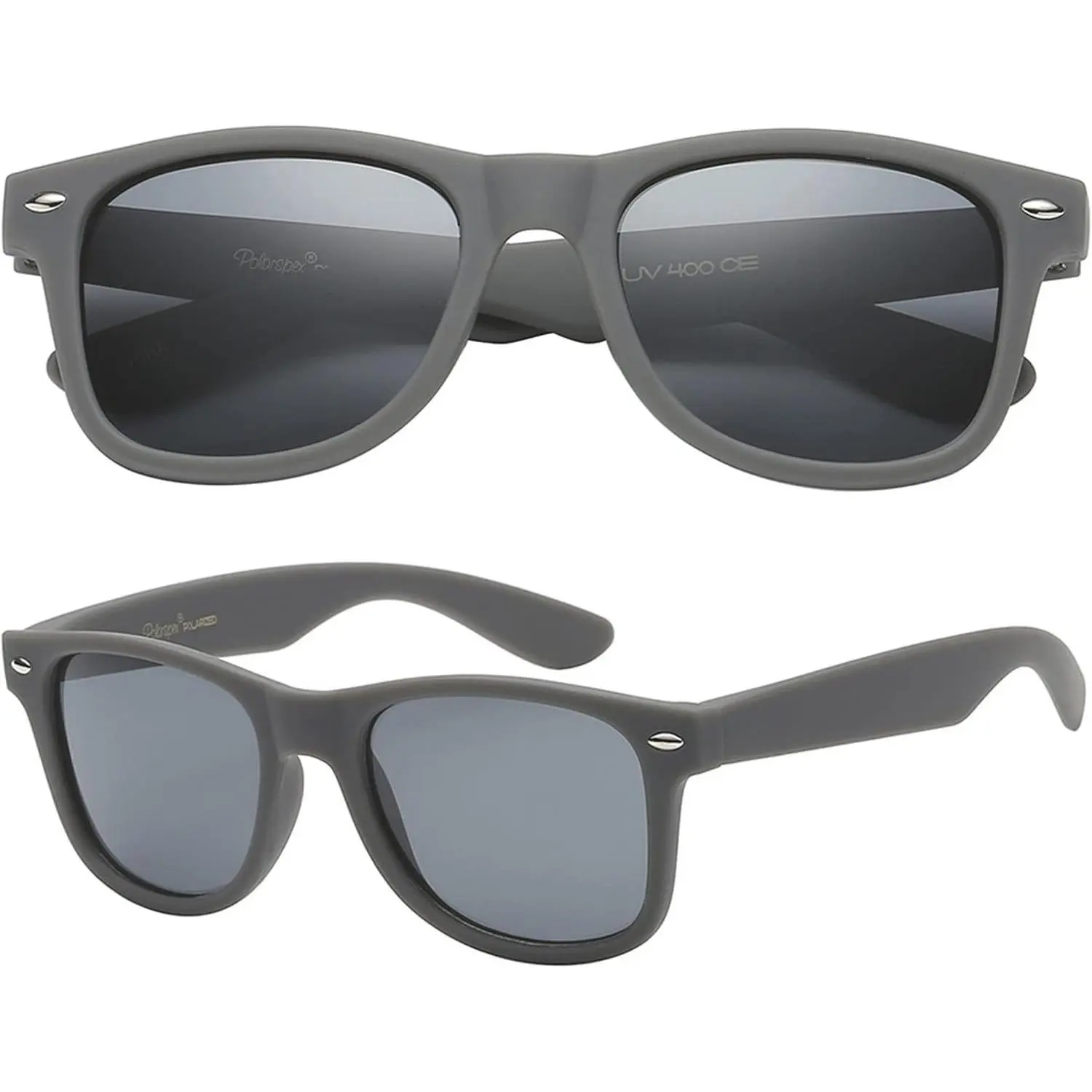 Rubberized Wolf Grey | Polarized Smoke