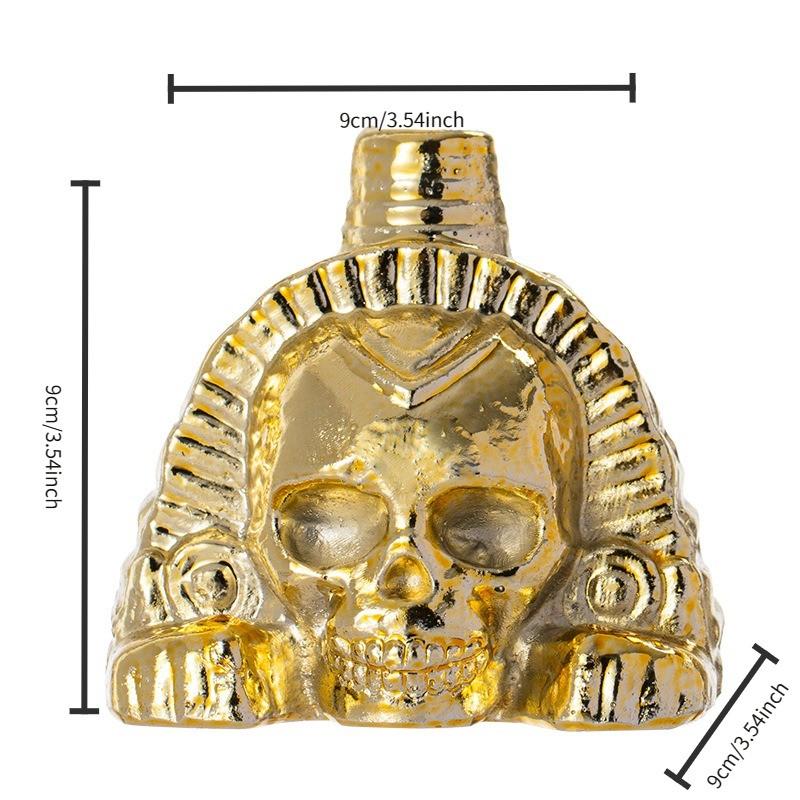 Authentic Aztec Whistle Decompression Ghost Aztec Death Whistle Thunder Echo Ancient Warrior, Unique Cultural Instrument