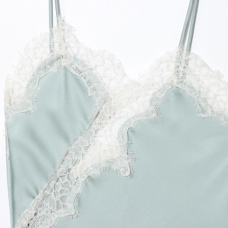 Women Summer Lace Asymmetrical Top Tanks & Camis Sleeveless Top With Open Back Crisscross Back Tank Cute Camisole Street Style Casual Tops Black Yellow Slip Top Vacation Spot Party Blue Top