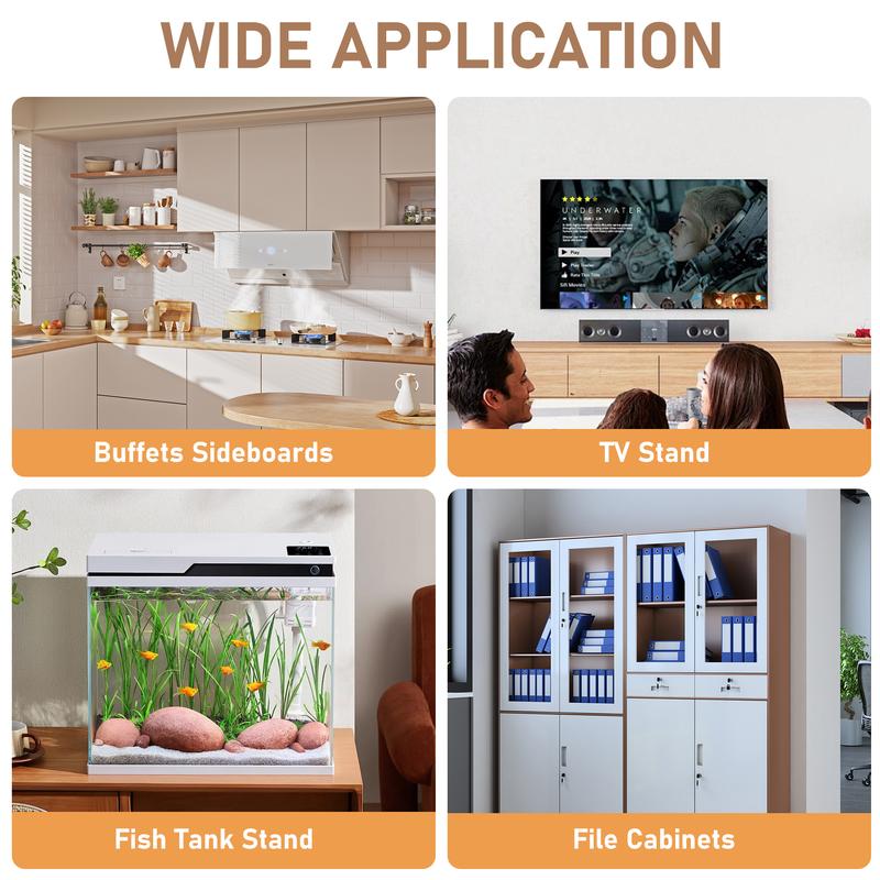 12 Drawers Dresser w/Power Outlet,60000-Colors Lights,63In Long Dresser Chest for Bedroom,Wooden Tall Large Capacity Clothing Storage Cabinet for Living Room,Entryway,Hallway (Black /White )