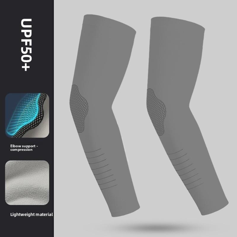 Ice sleeves, sunscreen and UV protection for men and women, long hand sleeves, arm guards for summer sports cycling, high elasticity, ice silk elbow sleeves
