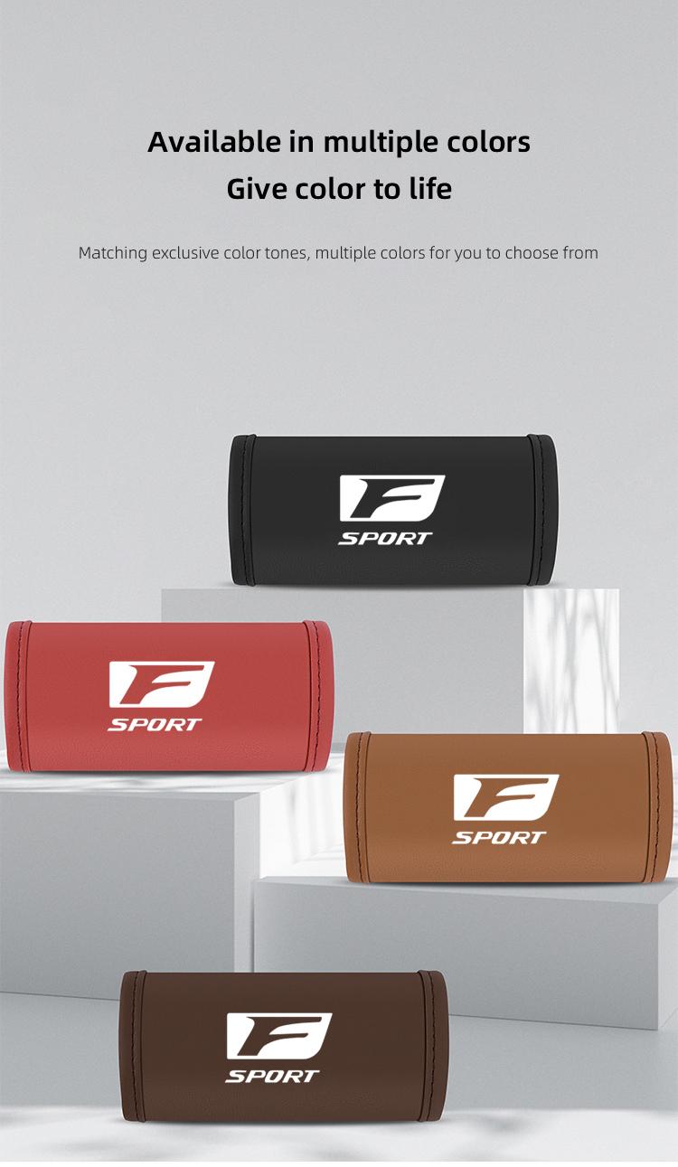 Car Roof Handle Protective Cover Pull Gloves Interior Accessories For Lexus F-SPORT ES RX NX LS UX LM LX GX LC RZ IS CT GS RC HS SC TX LBX IS300 RX350 LS500 LX600 NX260 CT200