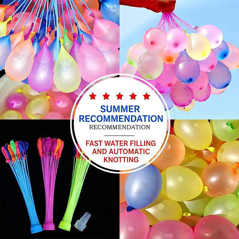 1 set / 2 sets / 3 sets of quick-fill balloons. Suitable for use as small gifts and atmosphere props at pool parties. Applicable to all kinds of parties. Easy and quick to fill.