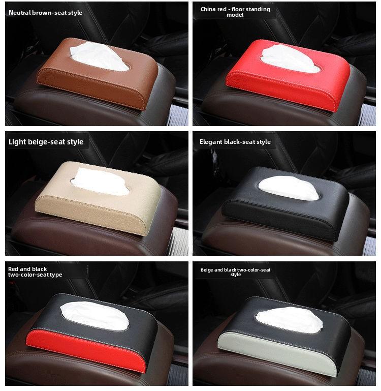 Car Tissue Box for Car Visor Hanging Auto Paper Towel Holder Vehicle Interior Accessories Car Napkin Dispenser for Rear Seat Dashboard Storage Automotive Supplies