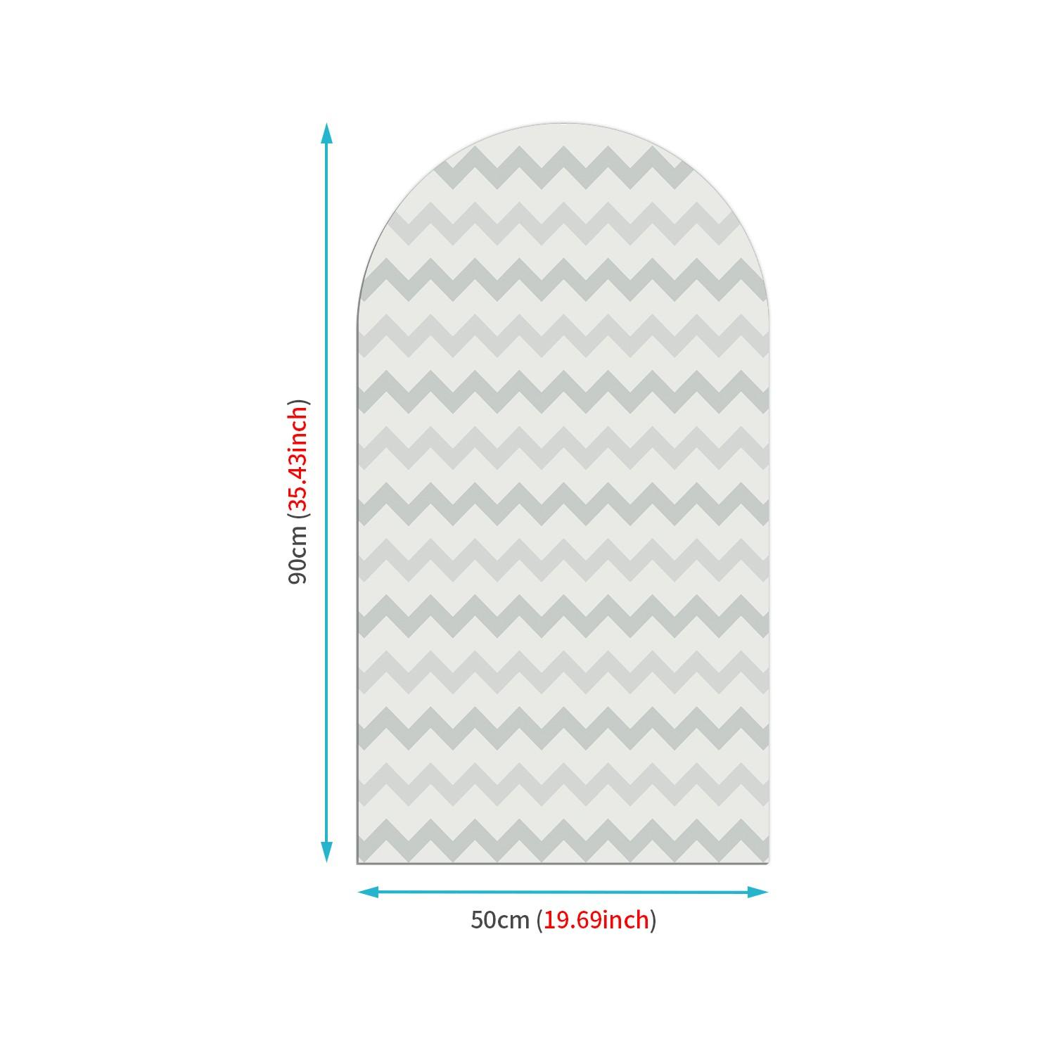 Serrated Arch Design Self-Adhesive Soft Magnetic Whiteboard,Matte Touch,Can Be Repeatedly Written And Erased Without Trace,Used For Offices And Home Classrooms