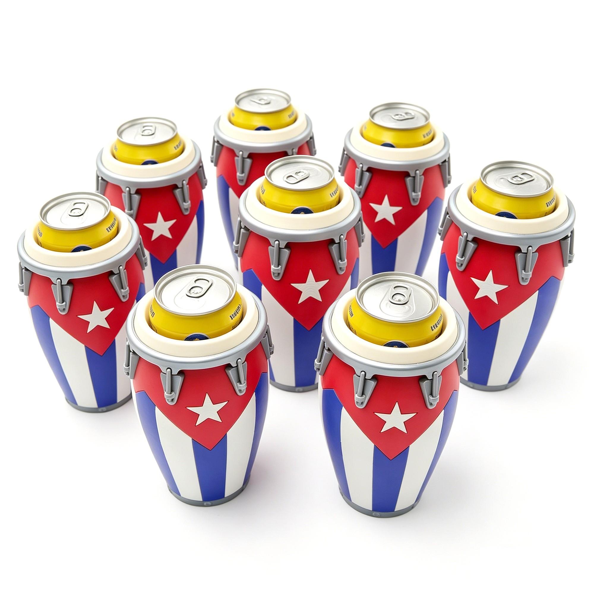 Conga Style Can Holder, 3D Printed 12oz Can Stand, Portable Drink Carrier, Unique Beverage Rack, Perfect for Parties and Festivals Conga Style Can Holder, 3D Printed 12oz Can Stand, Portable Drink Carrier, Unique Beverage Rack, Perfect for Parties and Festivals