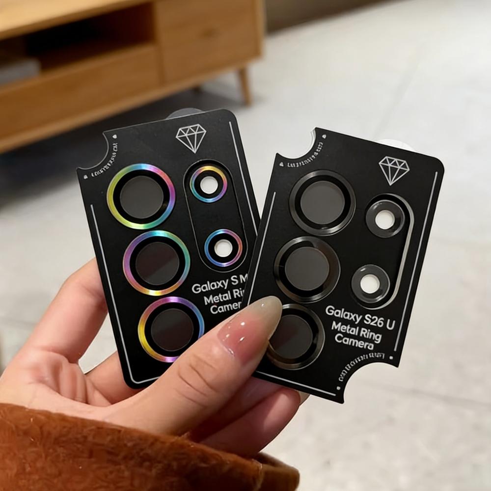 Camera Metal Lens Ring Glass Case For Samsung Galaxy S26 Ultra S25U S24 S23 Plus S22 Camera Lens Screen Protector Lens Cover
