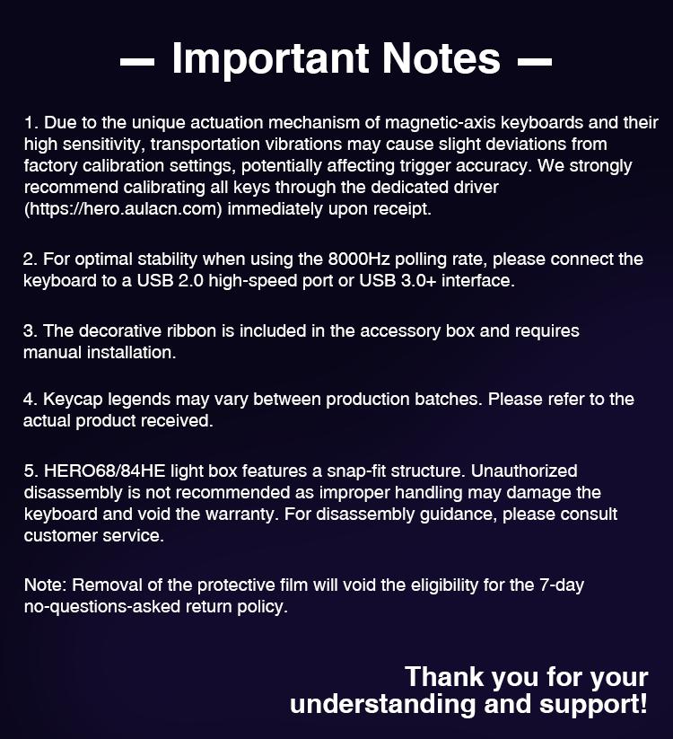 [New]Aula Hero 68 Wired Magnetic Switch Gaming Keyboard, 65% layout,RT 0.01, Extreme Response, RGB Backlit,Wired Connection, Web Driver, 8K Returns,E-Sport Gaming Accessories PC Accessories  keyboards for gaming